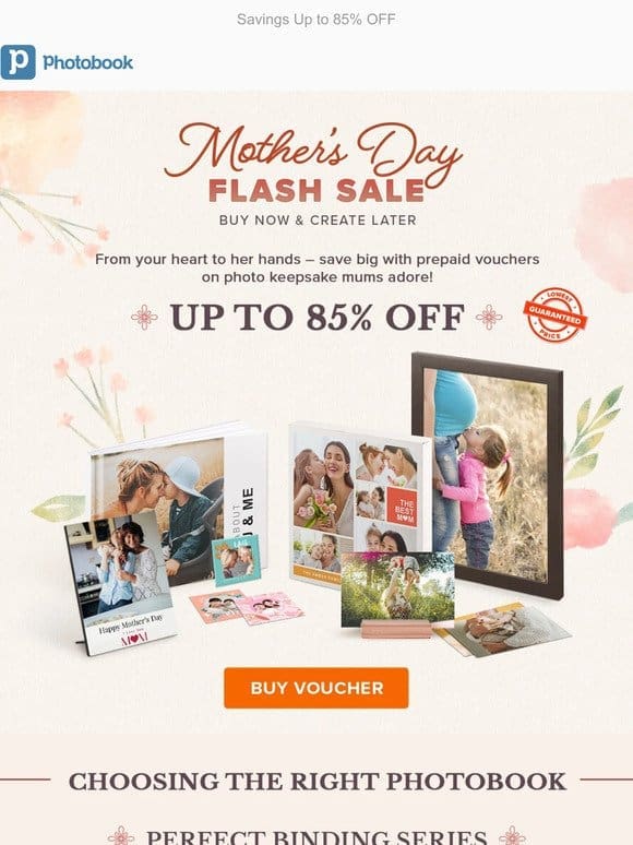ON SALE: Mother’s Day Prepaid Vouchers