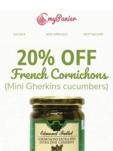 ON SALE✨ 20% OFF Cornichons (mini gherkins)