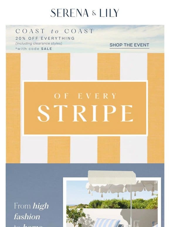 Of Every Stripe: 20% Off