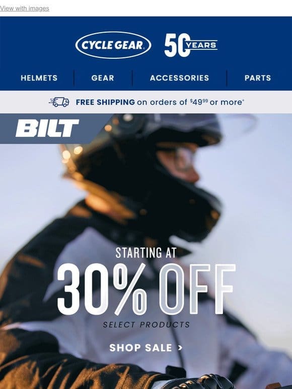 On Sale Now! Save 30% Or More On BILT
