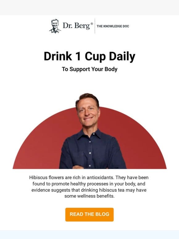 One Cup a Day: This Drink Is Here to Help!