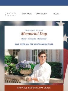 One Day Left! Memorial Day Sale