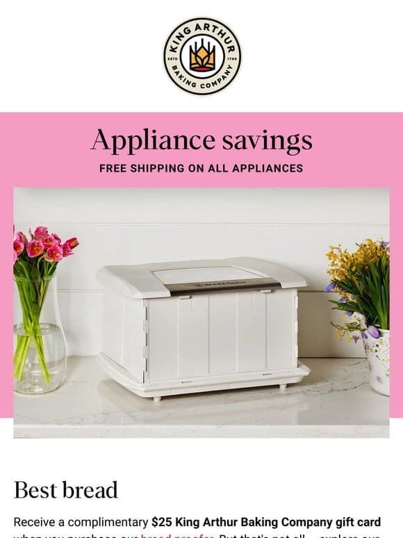 Open For BIG Savings on Appliances
