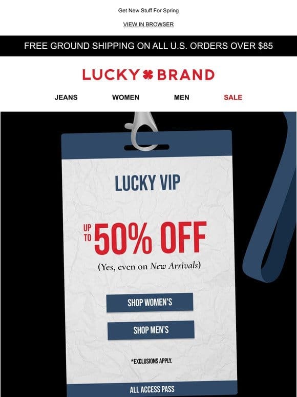 Open For Up To 50% Off SITEWIDE