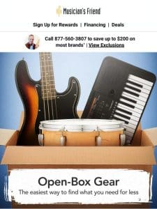 Open-box deals and discounts