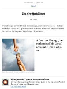 Opinion: Sorry， Gmail， I’m leaving you