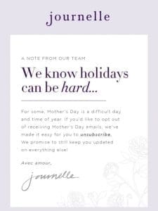 Opt Out Of Mother’s Day Emails