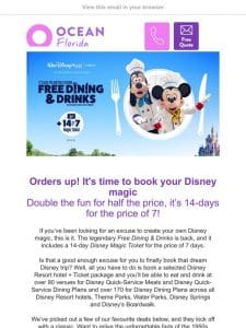 Orders Up! Disney’s Dining & Drinks is now serving