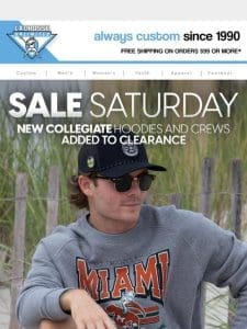 : Our ’24 collegiate apparel is now on sale