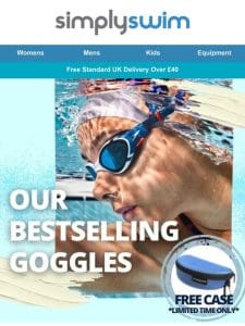 Our Bestselling Goggles + FREE Goggle Case   | Simply Swim