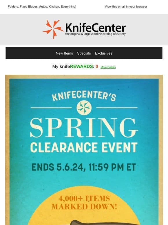Our Biggest Sale of the Year! | Spring Clearance Event