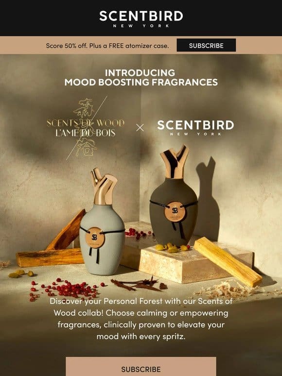 Our First Ever Collab! Introducing Scents of Wood x Scentbird