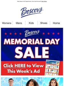 Our Memorial Day Sale is Here!