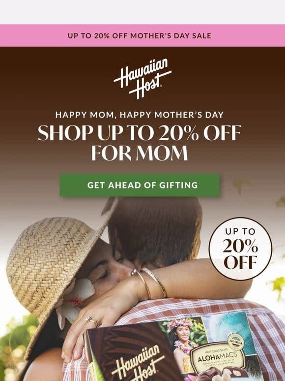 Our Mother’s Day Sale Continues…