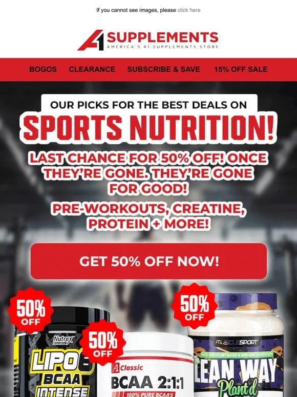 Our Picks For the Best Deals on Sports Nutrition!