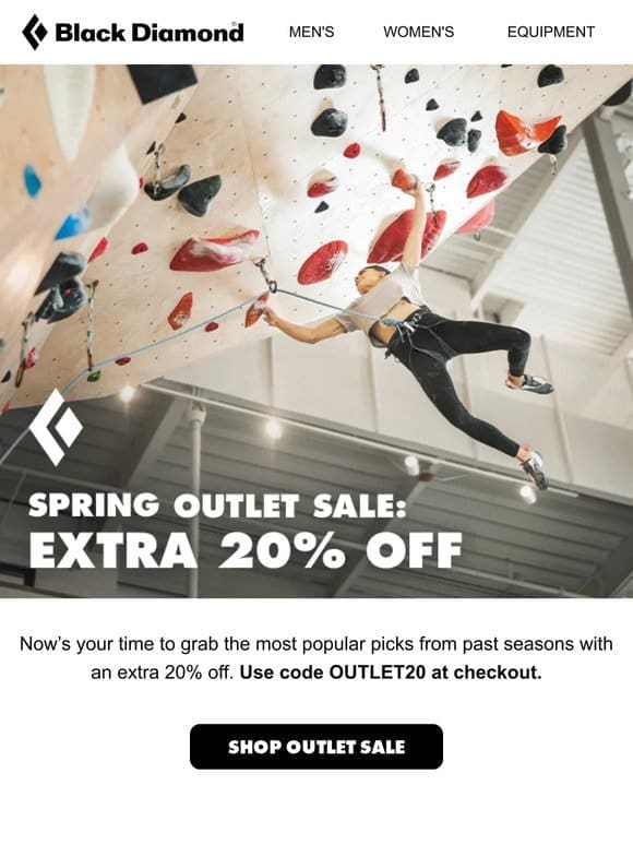 Our Spring Outlet Sale Ends Soon