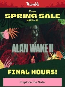 Our Spring Sale ends in less than 24 hours!