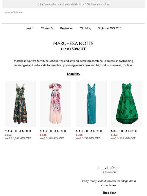 PARTY PERFECT: Marchesa Notte gowns and more