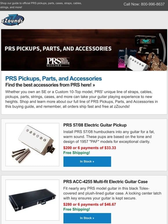 PRS Accessories to Elevate Your Favorite Guitar