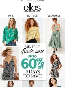 Pattern play at the Weekend Flash Sale