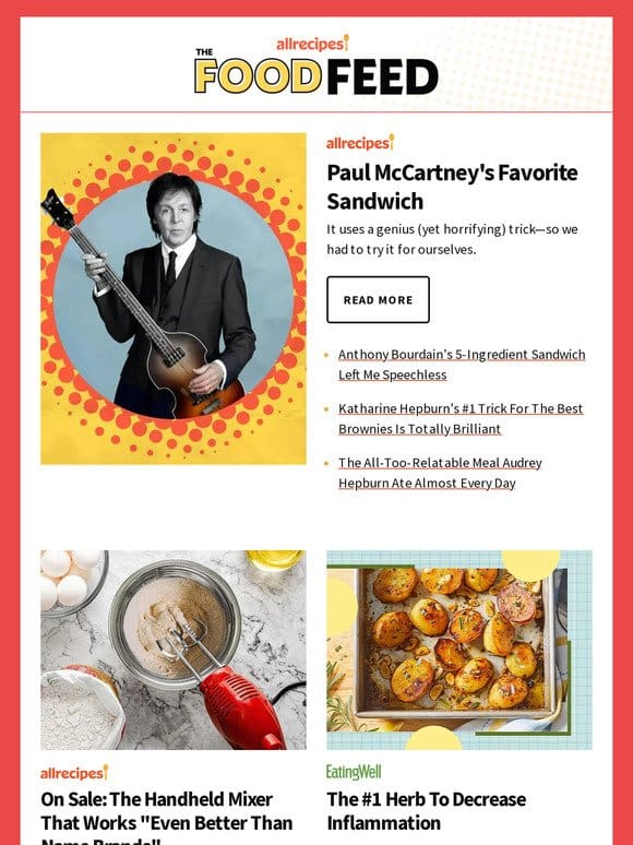 Paul McCartney’s Favorite Sandwich