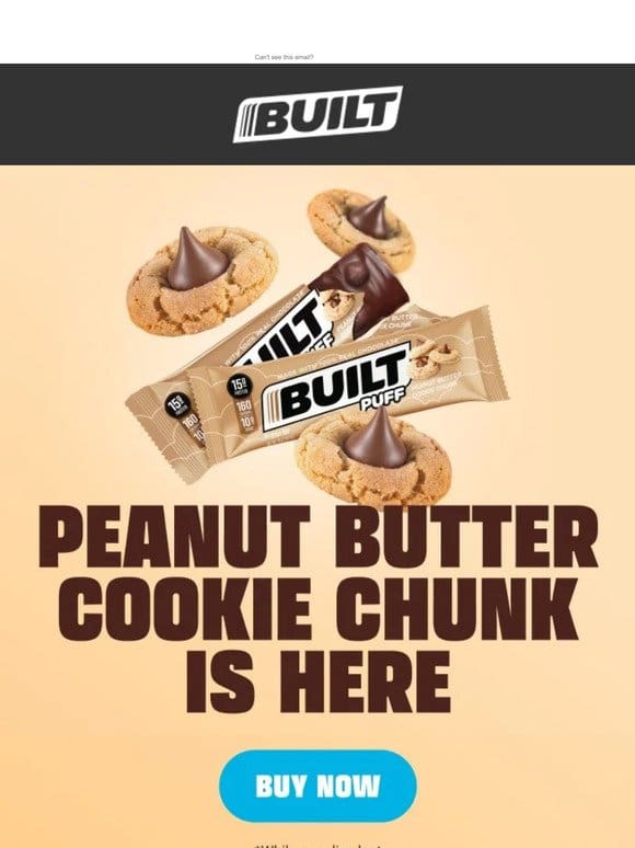 Peanut Butter Cookie Chunk Is BACK! Order now!