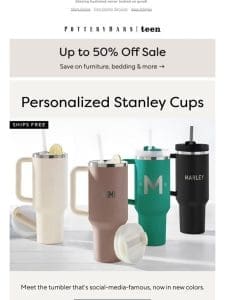 Personalized Stanley Cups ship *FREE* ?