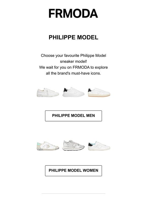 Philippe Model: On-trend shoes