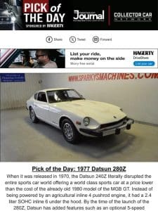 Pick of the Day: 1977 Datsun 280Z