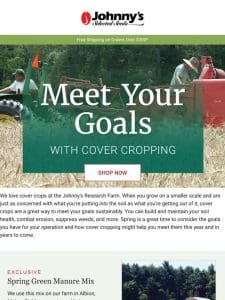 Plant Cover Crops This Spring