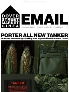 Porter All New Tanker launches Wednesday 15th May with a special installation at DSMG