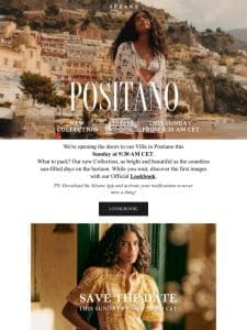 Positano is this Sunday ☀️