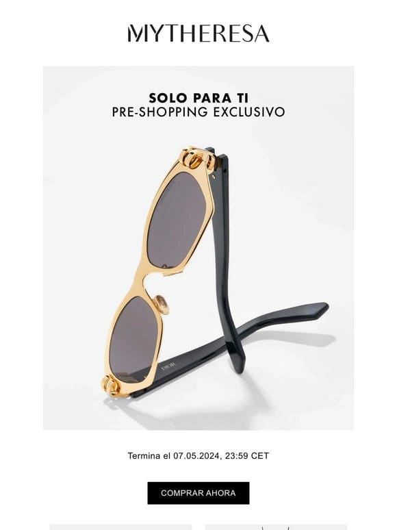 Pre-Shopping exclusivo: Dior Eyewear， Gucci， The Row