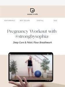 Pregnant? Here’s the workout for you…