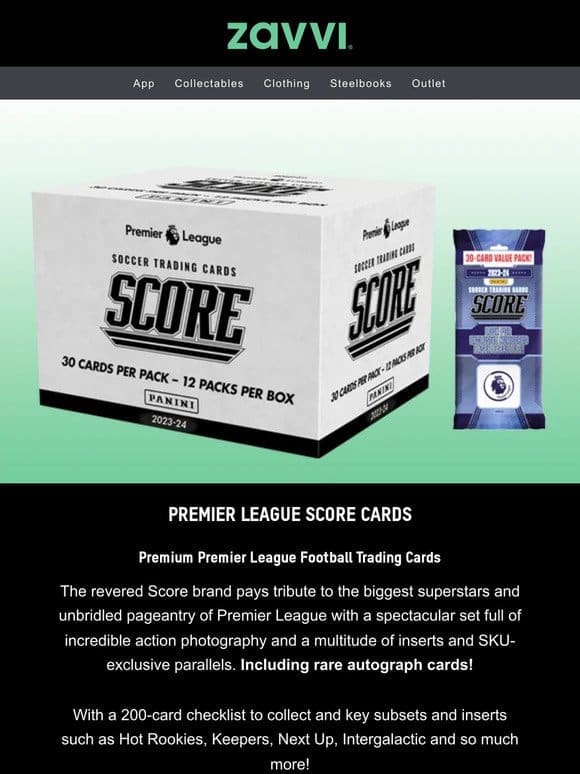 Premium Premier League Football TCG! SCORE Trading Cards 23/24