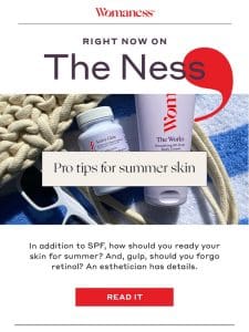 Pro tips for summer skin