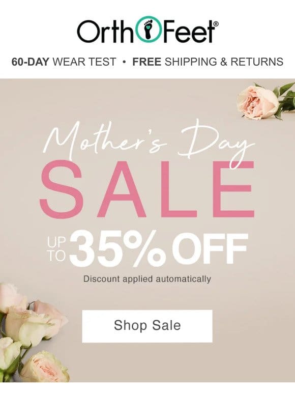 Pssst…Mother’s Day Sale is ON