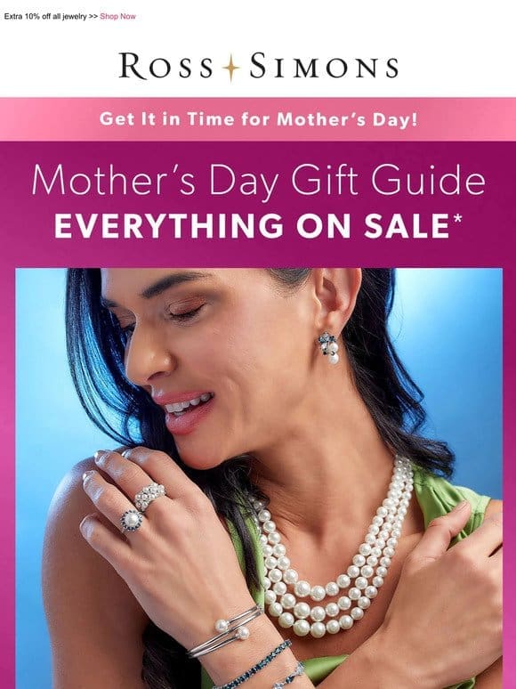 Psst: Mom’s gift is in here   There’s still time to pick out something perfect!