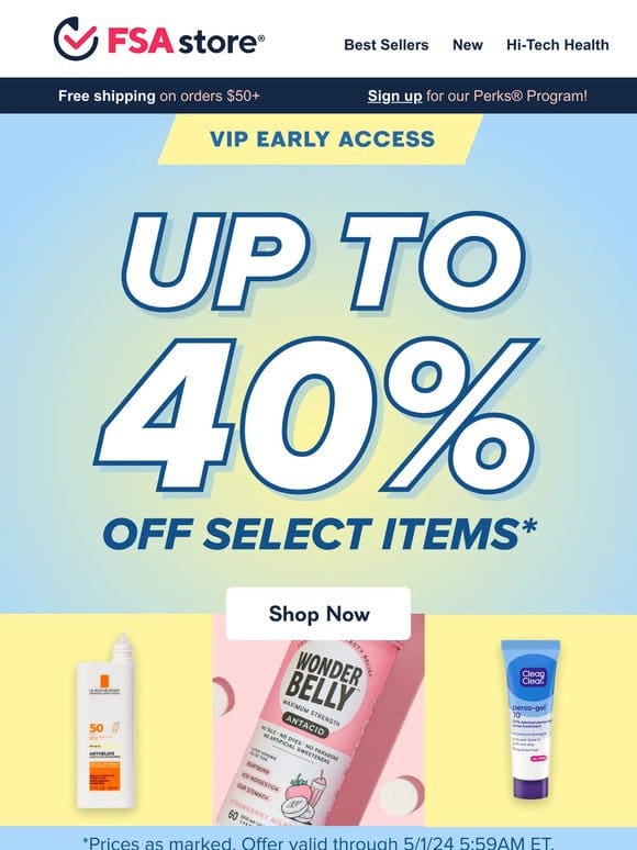 Psst! VIP early access to SALE!