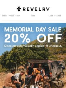 REVELRY – A Memorial Day Sale You Don’t Want to Miss!