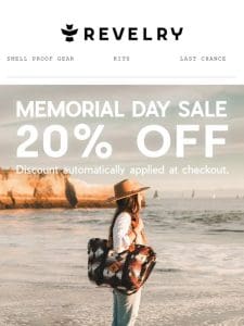 REVELRY – Memorial Day Sale Starts Now  ⚪