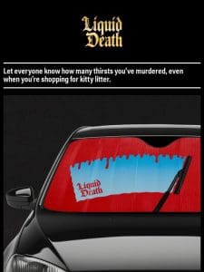 Raining Blood Car Sunshade