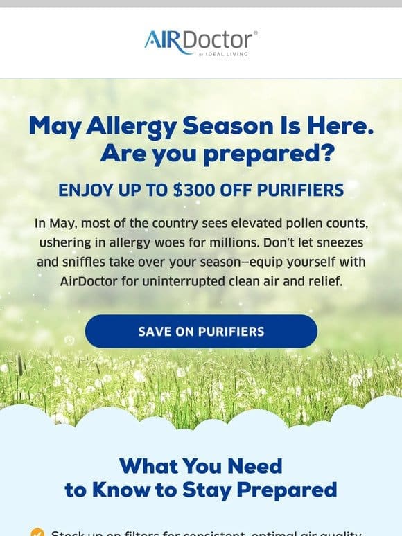Ready for May allergies?