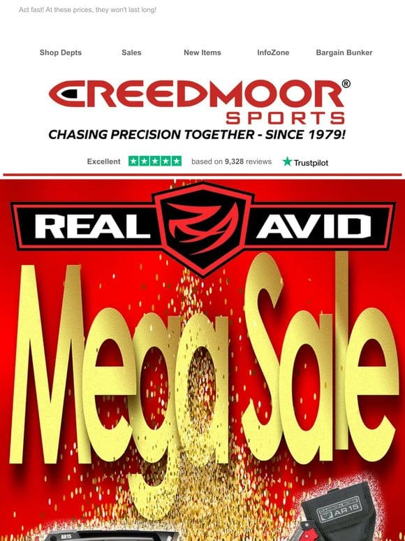 Real Avid Mega Sale!
