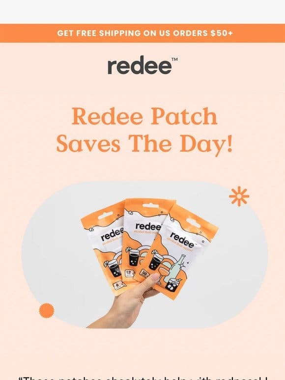Redee Patch saves the day! ?