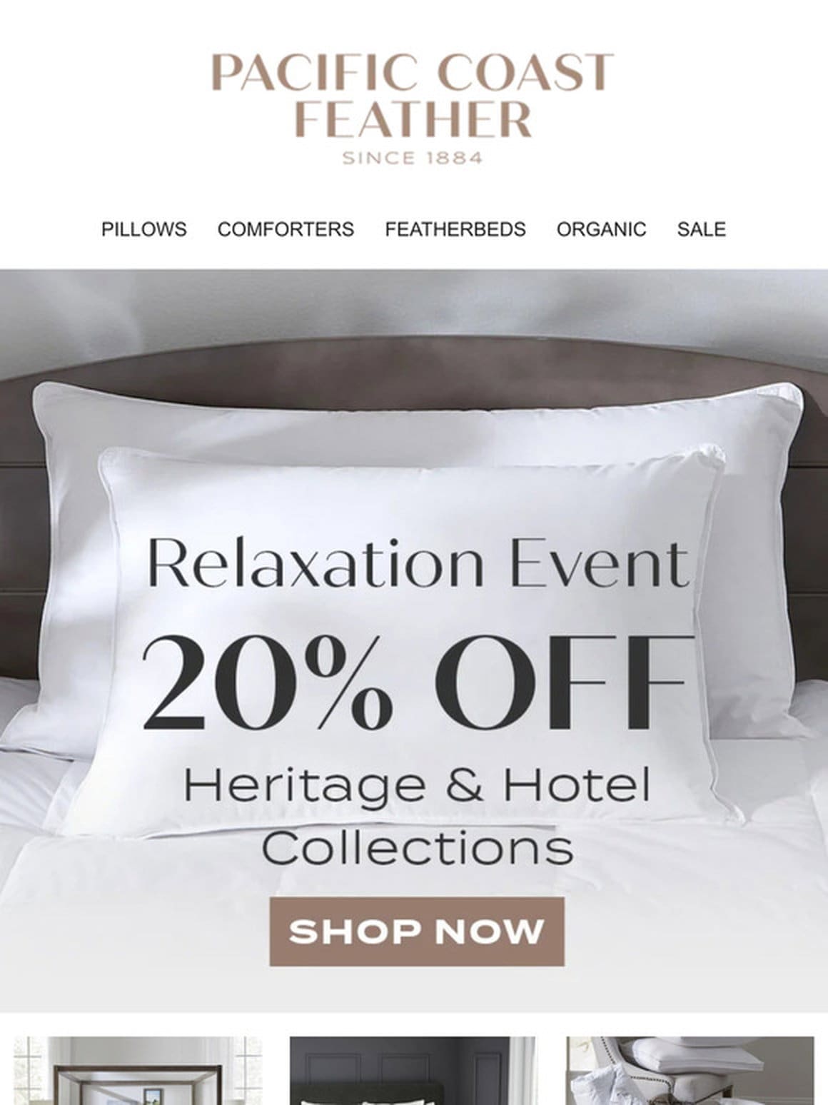 Relax With 20% OFF The Heritage & Hotel Collections
