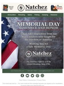 Remembering and Honoring: Our Memorial Day Tribute
