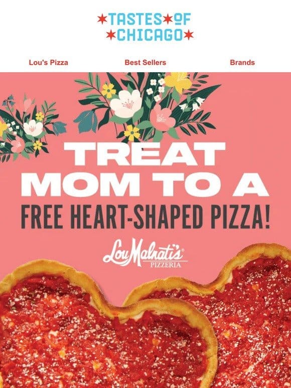 Reward Mom: Free ❤️ Pizza!