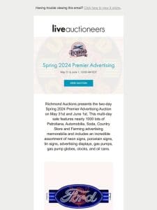 Richmond Auctions | Spring 2024 Premier Advertising