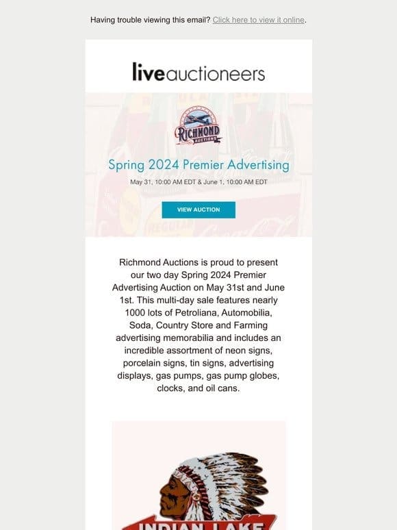 Richmond Auctions | Spring 2024 Premier Advertising